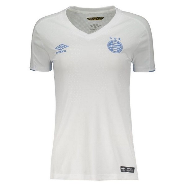 Camiseta Grêmio FBPA Segunda equipación Mujer 2019-2020 Blanco